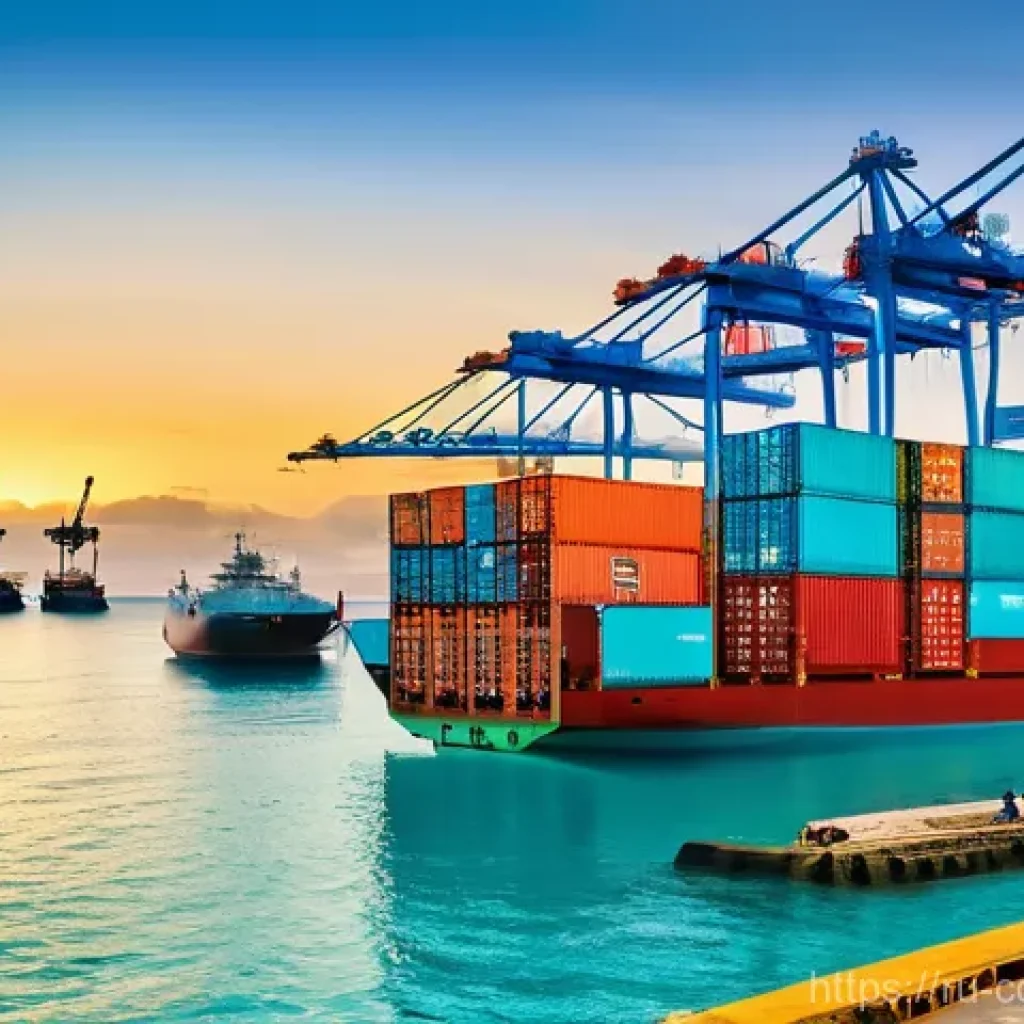 코모로 도시 재개발 프로젝트 - **Prompt 1: Port Modernization and Economic Vitality**
"A wide-angle, vibrant image capturing th...