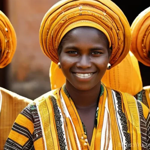 Home 22 코모로 무슬림 문화와 예절 - **Prompt 1: Comorian Women with Traditional Msidzanou Paste**
"A serene and elegant Comorian wom...