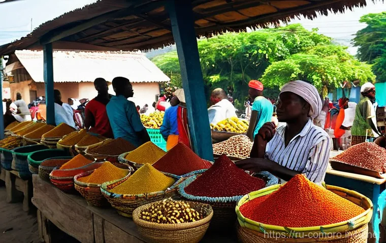코모로 전통과 현대의 조화 - **Prompt: Serene Underwater Exploration in Mohéli Marine Park**
    An immersive, wide-angle underwa...