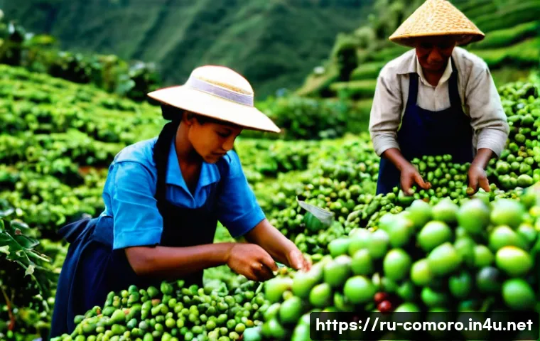 코모로 커피 생산지 방문 관련 이미지 1